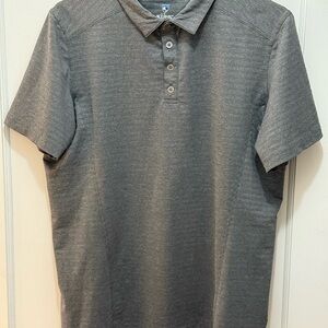 KÜHL Men's AirKÜHL Short Sleeve Polo Shirt Gray